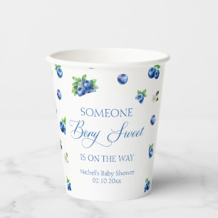 Blueberry Baby Shower Paper Cups