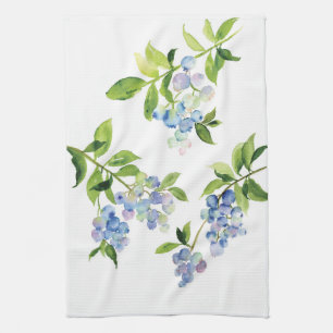 Blueberry berry fruit Kitchen Towels