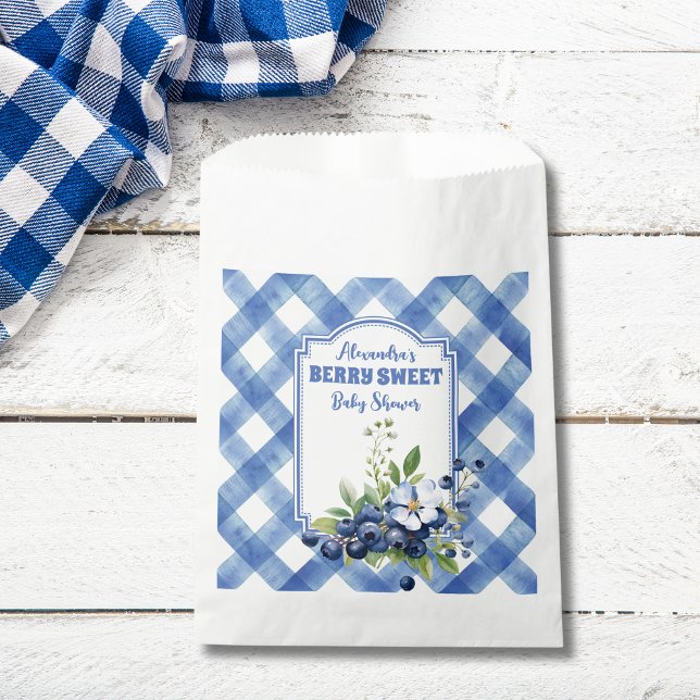 Blueberry Berry Sweet Baby Shower Favour Bags (Creator Uploaded)