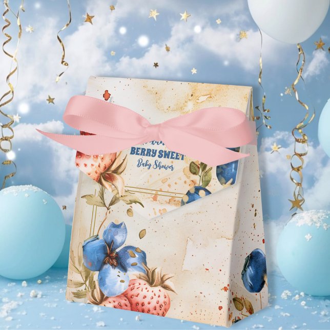 Blueberry Berry Sweet Baby Shower Favour Box (Creator Uploaded)