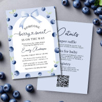Blueberry Berry Sweet Bow All in One Baby Shower