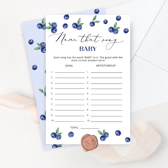 Blueberry berry sweet Name that song baby game (Creator Uploaded)