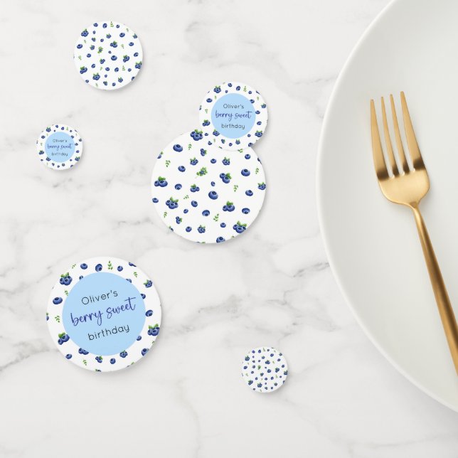 Blueberry Birthday Berry Sweet Confetti (Group)