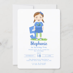 Blueberry Birthday Invitation