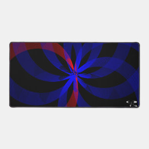 Blueberry Blue Centre Accent Mouse Pad Mat