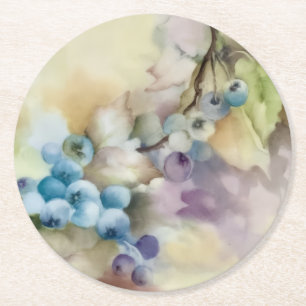 Blueberry Botanical Coaster Fruit Lover Gift