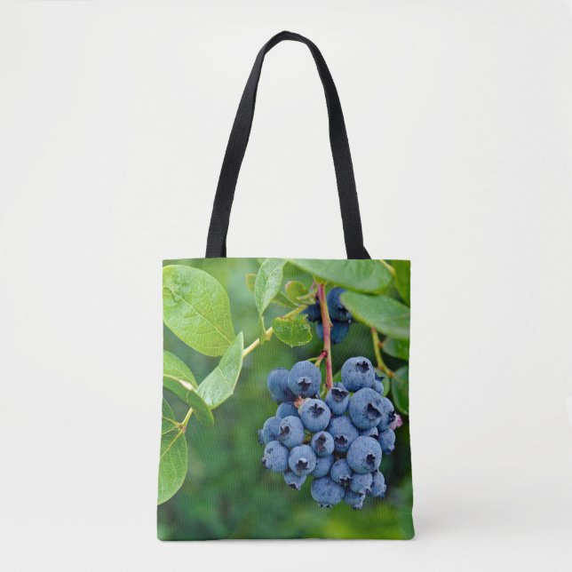 blueberry bunch tote bag (Front)