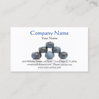 Blueberry Business Card