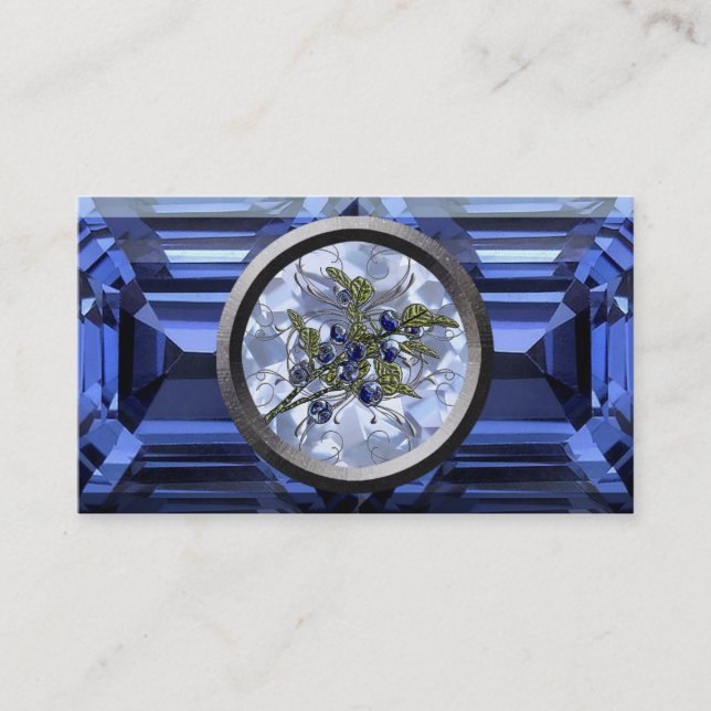 Blueberry Business Card (Front)