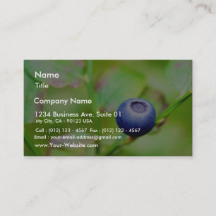 Blueberry Business Card