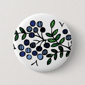 Blueberry button flower design