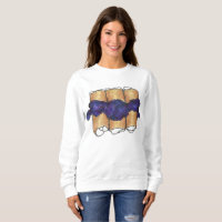 Blueberry Cheese Blintzes Jewish Deli Sweatshirt