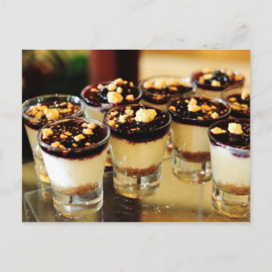 Blueberry Cheesecake Shots Postcard