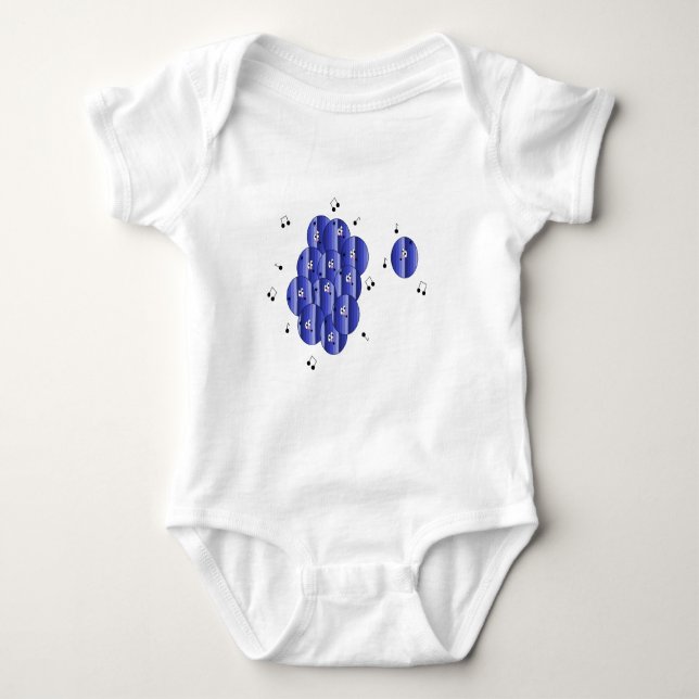 Blueberry Choir Baby Bodysuit (Front)