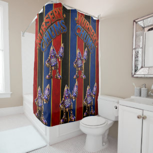 Blueberry chums/repeated blueberry cola shower curtain