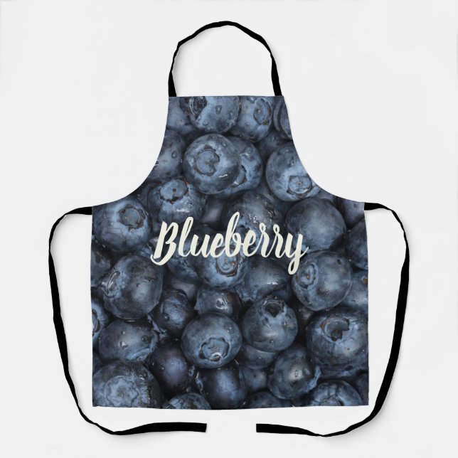 Blueberry Close Up Detail for Vegans Apron (Front)