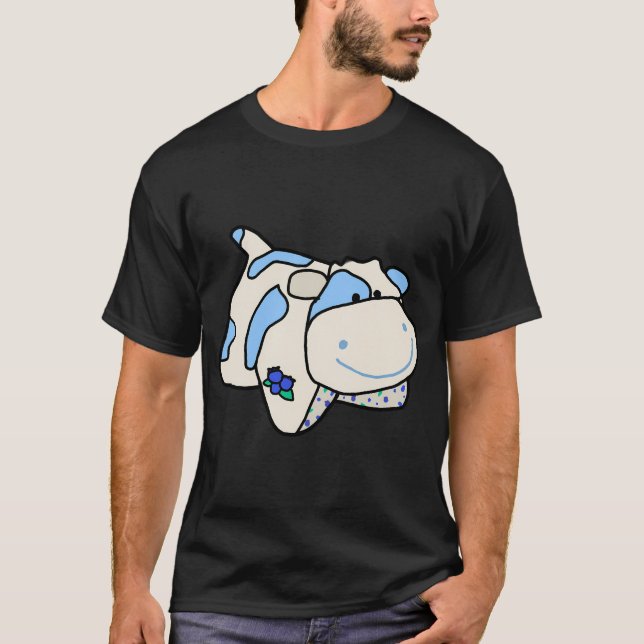 Blueberry Cow  T-Shirt (Front)