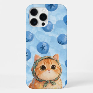 Blueberry Cute Cat Phone Case Kawaii Kitten 