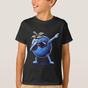 Blueberry Dabbing Boys Girls Toddler Dancing  T-Shirt