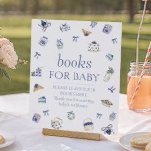 Blueberry Dessert Baby Shower Books For Baby Poster