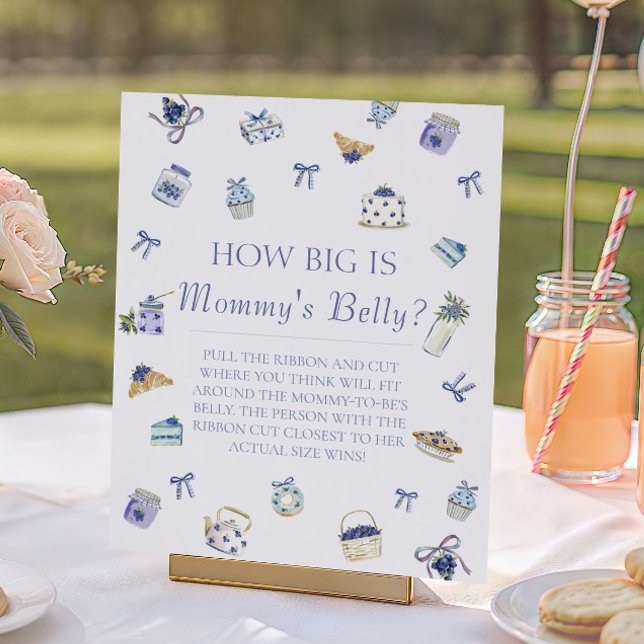 Blueberry Dessert How Big Mommys Belly  Poster (Creator Uploaded)