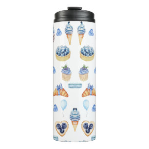 Blueberry Dessert Lover’s  Thermal Tumbler