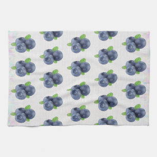 blueberry dishcloth tea towel