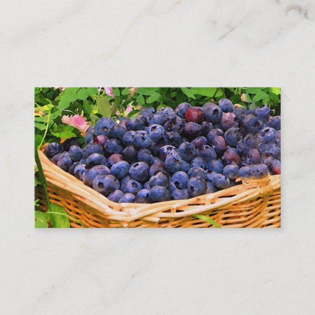 Blueberry Farm Business Card (Front)