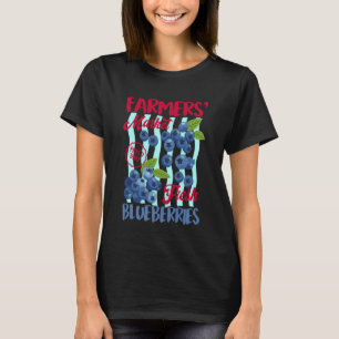 Blueberry Farmers Market Fresh Blueberries Gardeni T-Shirt