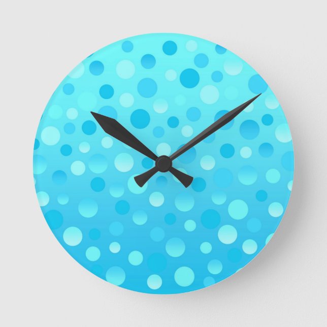 Blueberry Fizz clock round (Front)