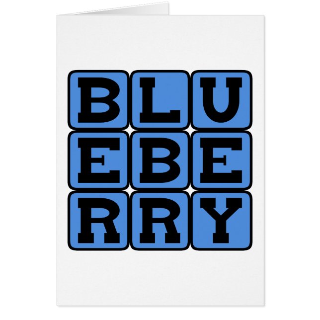 Blueberry, Fruit (Front)