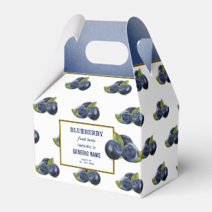 Blueberry Fruit Canning Favour Box