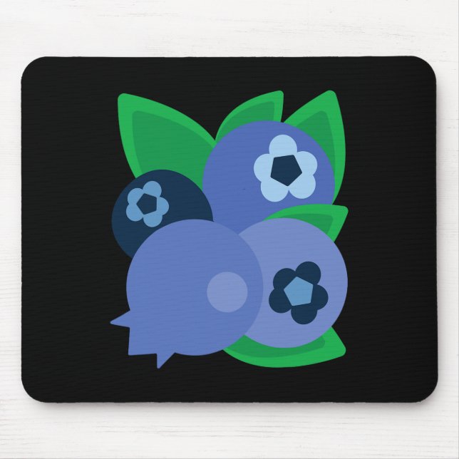 Blueberry Fruit Easy Lazy DIY Halloween Costume  Mouse Pad (Front)