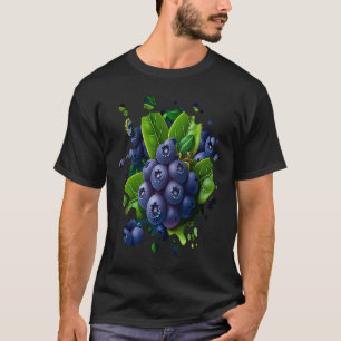 Blueberry Fruit  Gardening Veggies Men Women T-Shirt