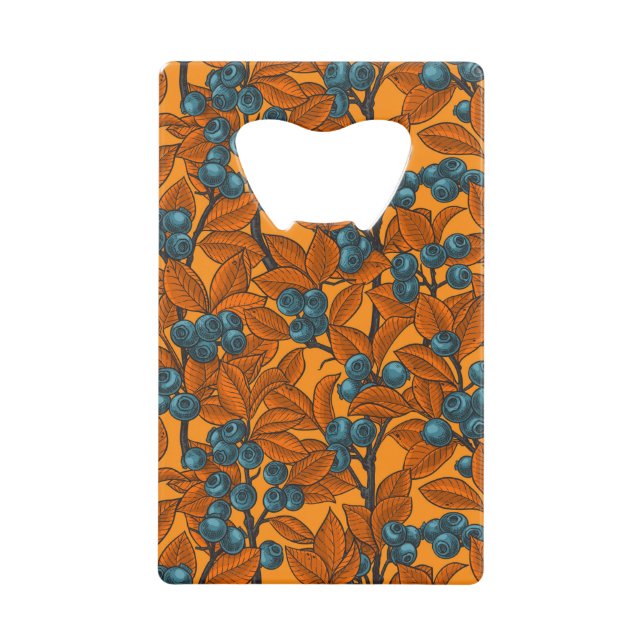 Blueberry garden, blue and orange (Front)