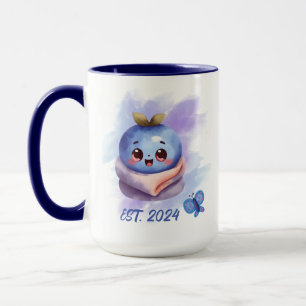 Blueberry Gnome Baby Shower Uncle Mug
