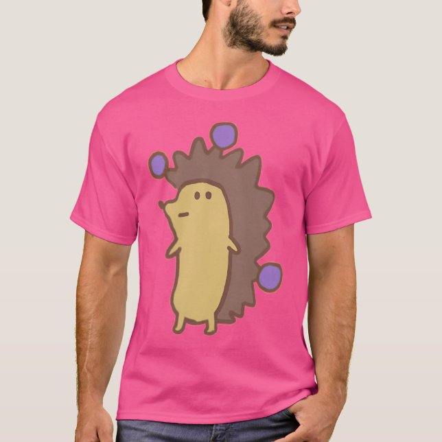 Blueberry Hedgehog T-Shirt (Front)