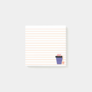 Blueberry Ice Cream Cup And Marshmallow Post-it Notes