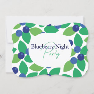 Blueberry. Invitation