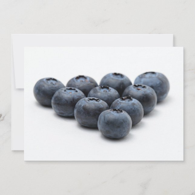 Blueberry Invitations (Front)