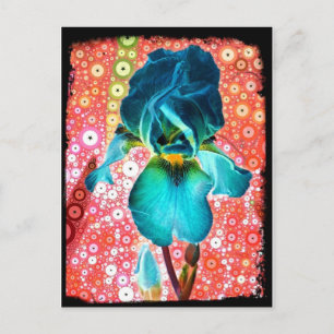 Blueberry Iris Postcard