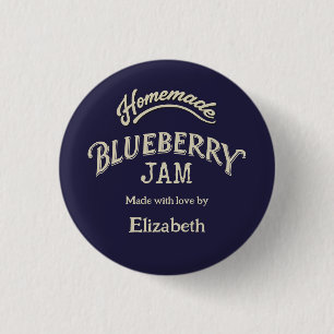 Blueberry Jam 3 Cm Round Badge