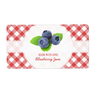 Blueberry Jam label