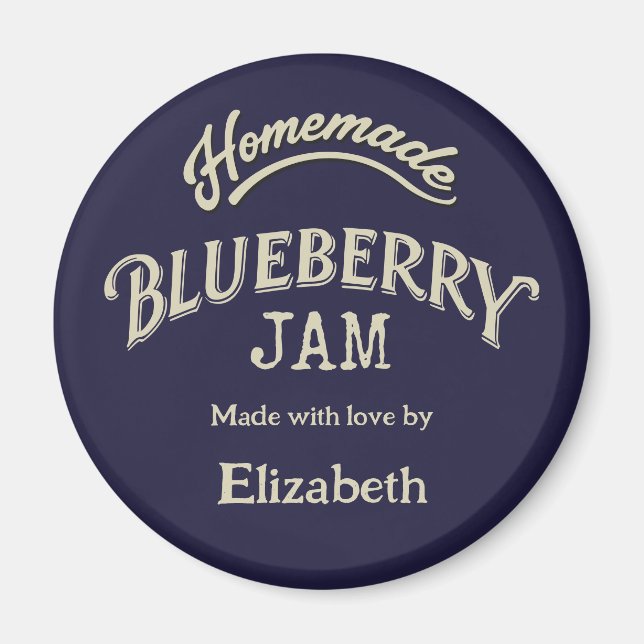 Blueberry Jam Magnet (Front)