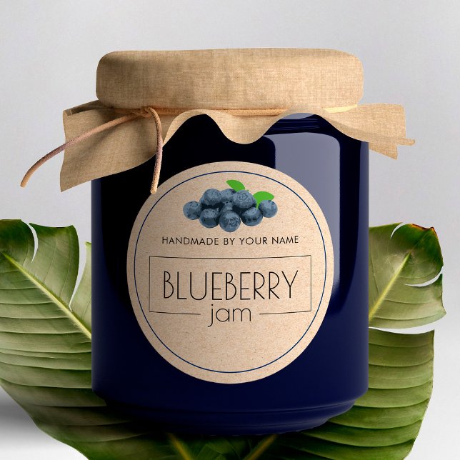 Blueberry Jam Small Product Label Stickers  (Creator Uploaded)