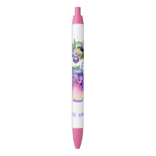 Blueberry Juice Cool Drink Fruits Pen