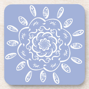 Blueberry Mandala Coaster