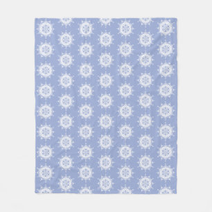 Blueberry Mandala Fleece Blanket
