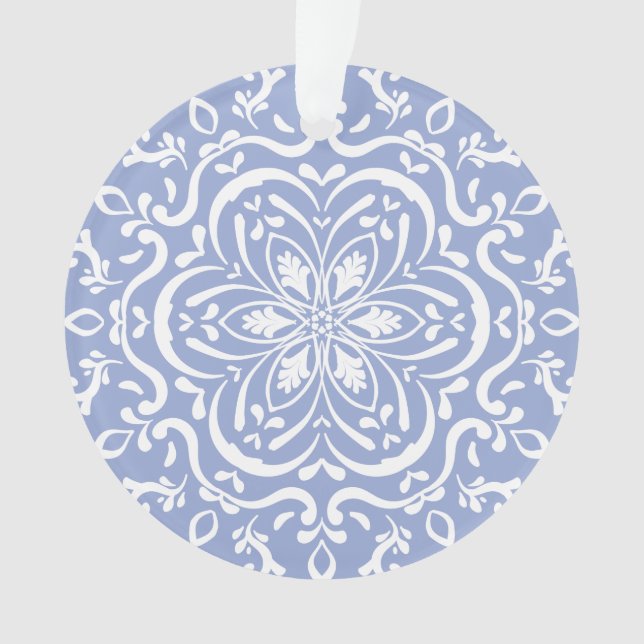 Blueberry Mandala Ornament (Front)