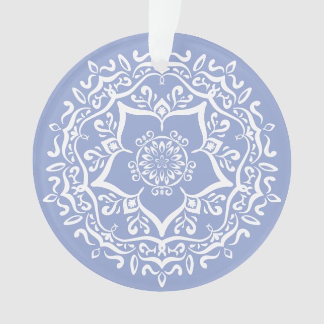 Blueberry Mandala Ornament (Front)